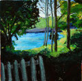 Le port du bellon 2, acrylique