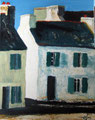 Groix maisons, acrylique