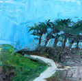 Larmor Plage le chemin, huile