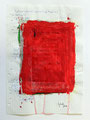 Schulblatt 081 (A Diary That Will Never Been Written 01), Mischtechnik auf Papier, 29,7 x 21,0 cm, 2012