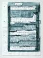 Schulblatt 040 (Ohne Titel), Mischtechnik auf Papier, 29,7 x 21,0 cm, 2011