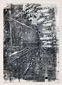 Schulblatt 126 (Ohne Titel - Urban Studies 07), Mischtechnik auf Papier, 29,7 x 21,0 cm, 2012