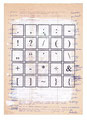 Schulblatt 158 ([...] [sic] 03), Mischtechnik auf Papier, 29,7 x 21,0 cm, 2013