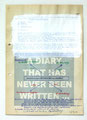 Schulblatt 030 (A Diary That Has Never Been Written 01), Mischtechnik auf Papier, 29,7 x 21,0 cm