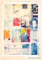 Schulblatt 184 (Bilder einer Ausstellung 01), Mischtechnik auf Papier, 29,7 x 21,0 cm, 2018