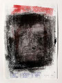 Schulblatt 013 (Ohne Titel), Acrylfarbe (Monotypie) auf Papier, 29,7 x 21,0 cm, 2011 