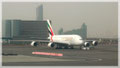 A 380 der Emirates Airlines am Airport Dubai/VAE