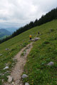 Gegen halb zwei Uhr nachmittags brachen wir von der „Stuhlalm (1467m)“ Richtung „Gablonzer Hütte (1550m)“ auf.