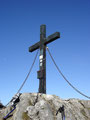 Das Gipfelkreuz des Almkogel 1030m