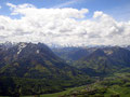 Blick ins Salzburger Land auf die Postalm. Links war auch der Rettenkogel, Bergwerkskogel, Rinnkogel  und …