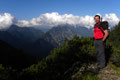 Ich verharrte kurz um den Panoramablick in die umliegende Bergwelt zu genießen. Diese Gelegenheit nutzte meine nette Begleiterin sofort und - na, seht selbst!