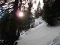 ... in dieser tief verschneiten, stillen Winterlandschaft