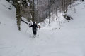 Doch eines möchte ich hier nochmals anmerken: Diese Route durch die steile Rinne sollten nur passionierte Schneeschuhgeher nachgehen!