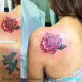 cover up tattoo by Mauri Manolibera Tattoo - freehandtattoo / Mauri's Tattoo&Gallery, Borgomanero (Italia)