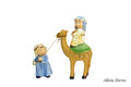 Reyes Magos en camello y pajes (Ref. 2719.2)