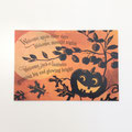 ハロウィン230　カード　Welcomかぼちゃ　202×138 　￥200