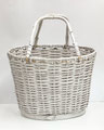 バスケット181　オーバル　バンブー白ショッピング       400×310×450Ｈ　　￥2,000