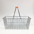 バスケット198　角　ステンレス　オレンジダブルハンド　￥1,000