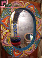 16 Espejo en Talavera Realzado M-5442 - 16 de 54x42 cm (21"x16" in)