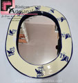 13. Espejo en Talavera Realzado M-5442 - 13 de 54x42 cm (21"x16" in)