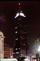 Nocturna de la Torre Latinoamericana. © Alfonso Trejo.