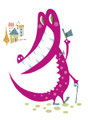 pink crocodile