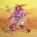 "Fantasia"  Encre et acrylique sur toile 100 x 100 cm