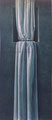 Vorhang und Seil I, 1993, Acryl / Leinwand, 230 x 100 cm