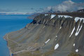 Platåfjellet med satellitanlegget / Der Plateauberg mit der Satellitenanlage