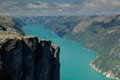 Kjeragwand und Lysefjord I (1100m über dem Meer) / Kjeragveggen og Lysefjorden I (1100m o.h.)