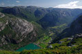 Blick nach Lysebotn / Utsikt til Lysebotn