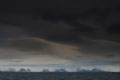 Schneewolken über / Snøskyer over Senja