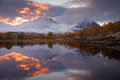 Spiegelbild der Stygghø / Speilbilde av Stygghøin, Dørålen, Rondane