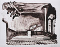 o.T., 30,6 x 38,8 cm, Lithografie, 2002