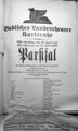 Parsifal, Karlsruhe, 12. + 13. April 1925 (Badische Landesbibliothek)