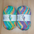 Opal Sockenwolle 6-fach Regenwald 20 - 75% Schurwolle (superwash) und 25% Polyamid, Lauflänge 420m/150g, Schonwaschgang bis 40°