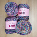 Louisa Harding Pittura - die Verbindung von weicher Merinowolle und glänzender Viskose ergibt ein meliertes, fließendes Sommergarn für Tücher, Schals, Tops, 75% Wolle (Merino) und 25% Viskose (Bambusfaser), Lauflänge 100m/100g, Handwäsche empfohlen