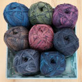 Pro Lana Golden Socks Mönch - 4-fach Sockenwolle in eleganten dunklen Tönen, 75% Schurwolle und 25% Polyamid, Lauflänge 420m/100g, Schonwaschgang bis 40°