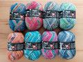 Opal Sockenwolle 6-fach Passion - 75% Schurwolle (superwash) und 25% Polyamid, Lauflänge 420m/150g, Schonwaschgang bis 40°