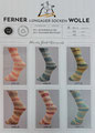 Ferner Wolle Lungauer Sockenwolle 6-fädig mit Merinowolle - kuschelweich, 75% Schurwolle (superwash) und 25% Polyamid (recycelt), Lauflänge 425m/150g, Schonwaschgang bis 40°