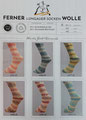 Ferner Wolle Lungauer Sockenwolle 6-fädig mit Merinowolle - kuschelweich, 75% Schurwolle (superwash) und 25% Polyamid (recycelt), Lauflänge 425m/150g, Schonwaschgang bis 40°
