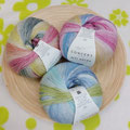 Katia Concept Äiti Socks - 4-fädiges Sockengarn mit Merinowolle und Lyocell, extrem weich und vielseitig verwendbar, 40% Schurwolle (Merino), 35% Lyocell, 25% Polyamid, Lauflänge 400m/100g, Schonwaschgang bis 40°