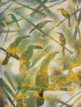 Les toucans 1990 Acrylique sur toile 65 x 50cm
