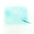 Illustration, Illustration in Pastell, Poesie von Himmelblau, Himmelblau aus Pastellkreide, Aura des Himmels, Cecily Park