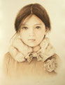 Portraitzeichnung, Portrait in Pastell, Kinderportrait, Auftragsporträt, Origniale Kunst, Aura des Kinderportraits, Cecily Park