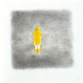 Illustration, Illustration in Pastell, Poesie des Himmelblaus, Magie der Unsichtbare, Goldener Schein im Himmel, Cecily Park 