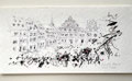 Kunst für Liebhaber: Tuschezeichnung der Rokoko Schönheit in Weimar"