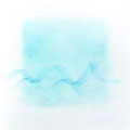 Illustration, Illustration in Pastell, Himmelblau, Feine Schleife im Himmelblau, Schatten des Blaues, Cecily Park