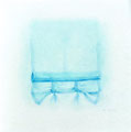 Illustration, Illustration in Pastell, Poesie des Himmelblaus, Poesie des Vorhangs, Zarte Himmel Schleier, Cecily Park 