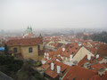 Blick auf Prag vom Burghügel